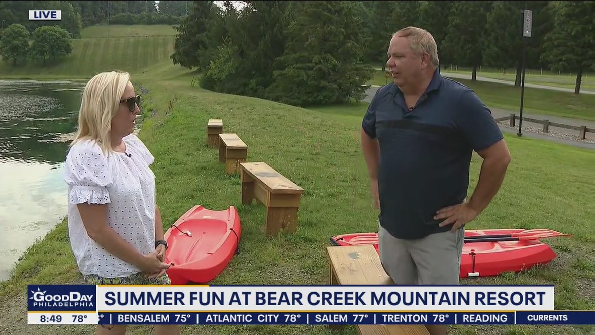 Jenn has some summer fun at Bear Creek Mountain Resort